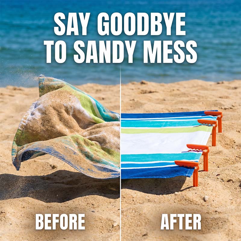 Breeze Beach Pegs | Windproof, Durable Plastic - Hartwella