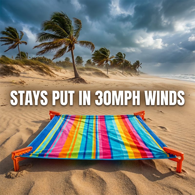 Breeze Beach Pegs | Windproof, Durable Plastic - Hartwella