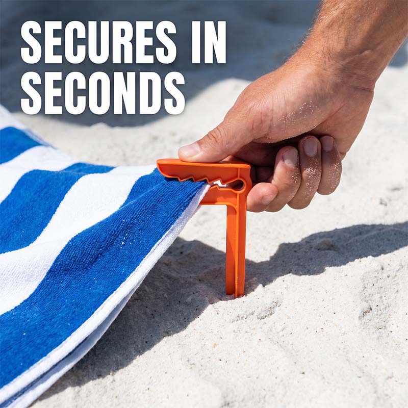 Breeze Beach Pegs | Windproof, Durable Plastic - Hartwella