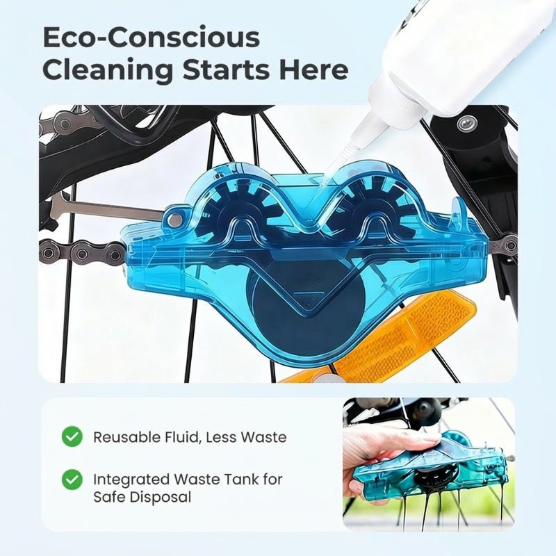 Breeze Bike Chain Cleaner | Efficient, Durable Scrubber for All Bike Types - Hartwella