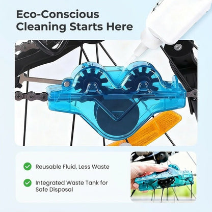 Breeze Bike Chain Cleaner | Efficient, Durable Scrubber for All Bike Types - Hartwella