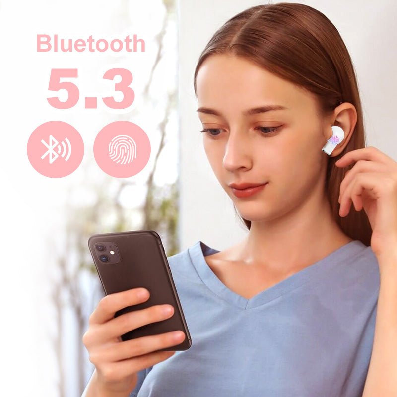 Breeze Bluetooth Earbuds | Ultra-Mini, Touch Control - Hartwella