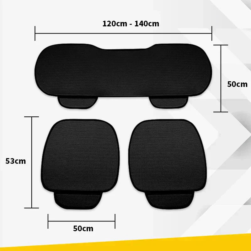 Breeze Car Seat Covers | Breathable Cotton, Non - Slip Design - Hartwella