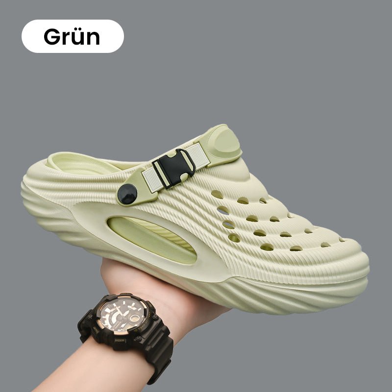 Breeze Men's Slides Sandals | Breathable EVA, Non - Slip Outsole - Hartwella