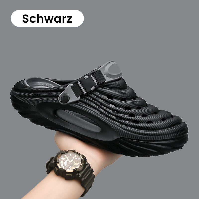 Breeze Men's Slides Sandals | Breathable EVA, Non - Slip Outsole - Hartwella