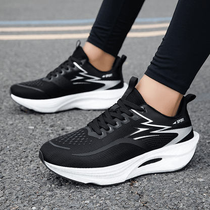 Breeze Running Shoes | Breathable Mesh, Cushioned Sole - Hartwella