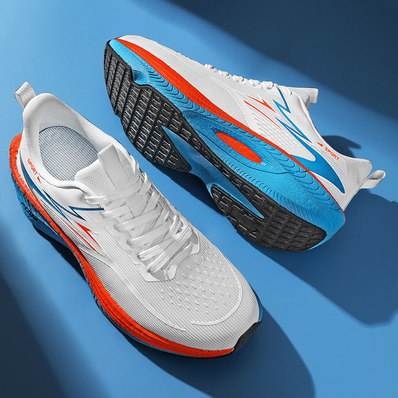 Breeze Running Shoes | Breathable Mesh, Cushioned Sole - Hartwella