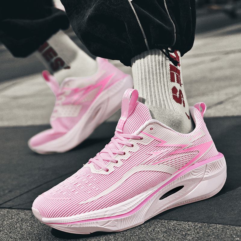 Breeze Running Shoes | Breathable Mesh, Cushioned Sole - Hartwella