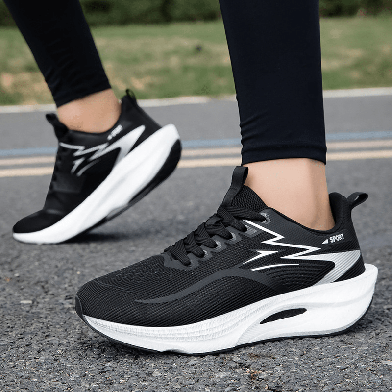 Breeze Running Shoes | Breathable Mesh, Cushioned Sole - Hartwella
