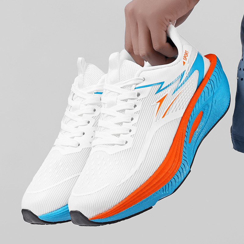 Breeze Running Shoes | Breathable Mesh, Cushioned Sole - Hartwella