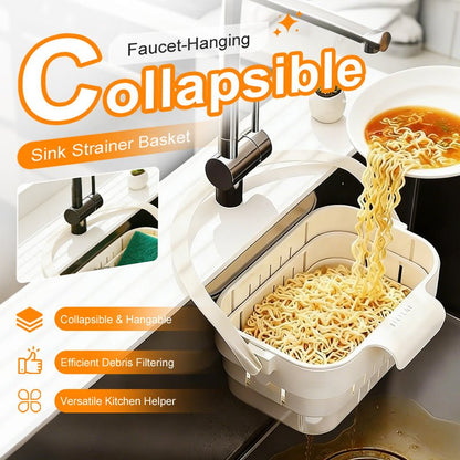 Breeze Sink Strainer Basket | Collapsible, Multi-Functional Kitchen Sink Strainer - Hartwella