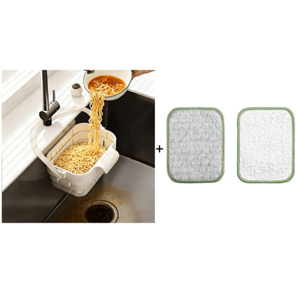 Breeze Sink Strainer Basket | Collapsible, Multi-Functional Kitchen Sink Strainer - Hartwella