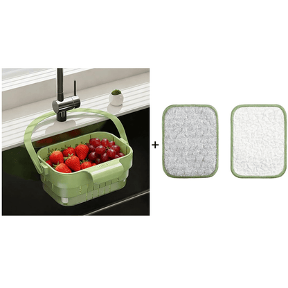 Breeze Sink Strainer Basket | Collapsible, Multi-Functional Kitchen Sink Strainer - Hartwella