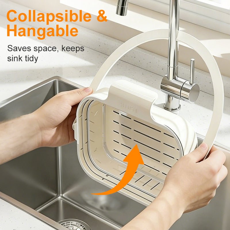 Breeze Sink Strainer Basket | Collapsible, Multi-Functional Kitchen Sink Strainer - Hartwella