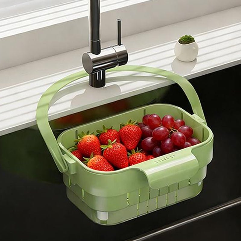 Breeze Sink Strainer Basket | Collapsible, Multi-Functional Kitchen Sink Strainer - Hartwella