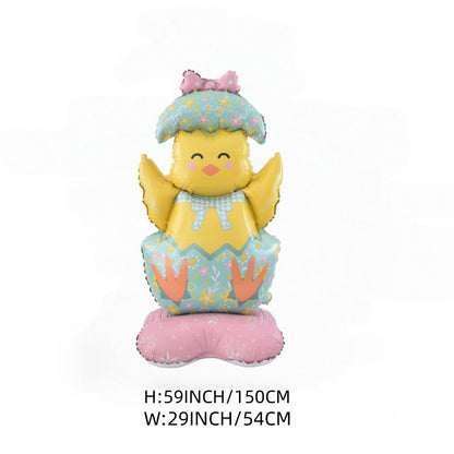 Breezy Bunny Balloon | Giant 3D Self-Supporting Decoration - Hartwella