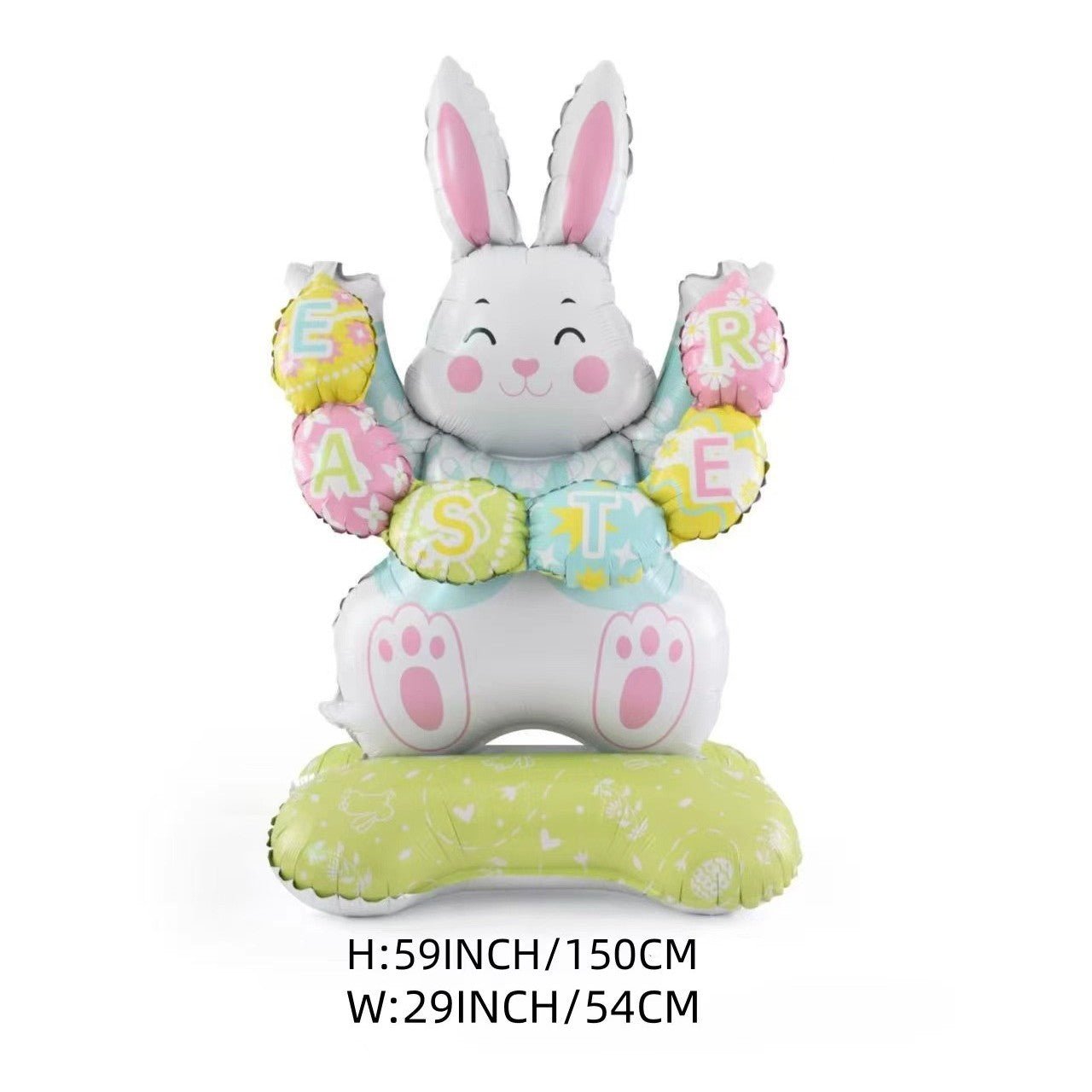 Breezy Bunny Balloon | Giant 3D Self-Supporting Decoration - Hartwella