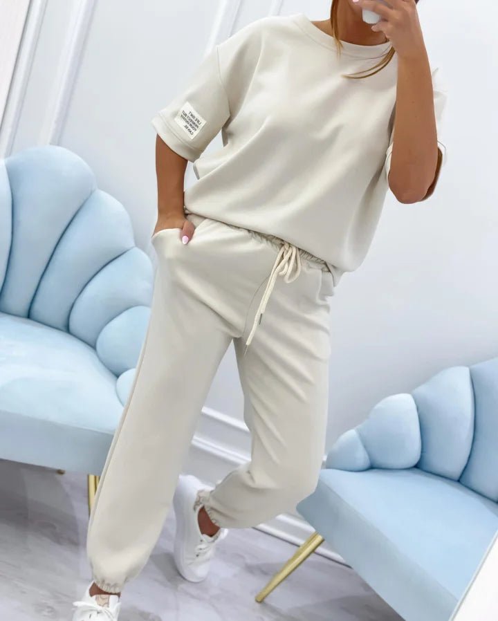 Breezy Charm Outfit | Cotton-Linen Blend - Hartwella