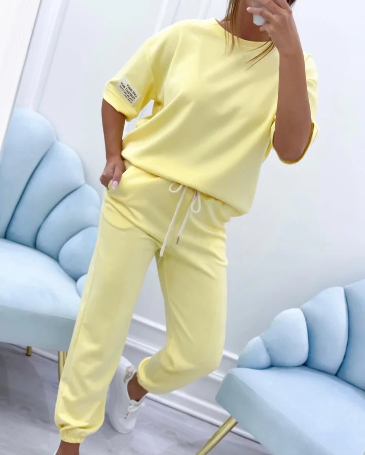 Breezy Charm Outfit | Cotton-Linen Blend - Hartwella