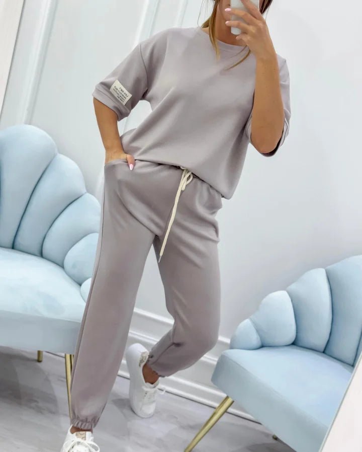 Breezy Charm Outfit | Cotton-Linen Blend - Hartwella
