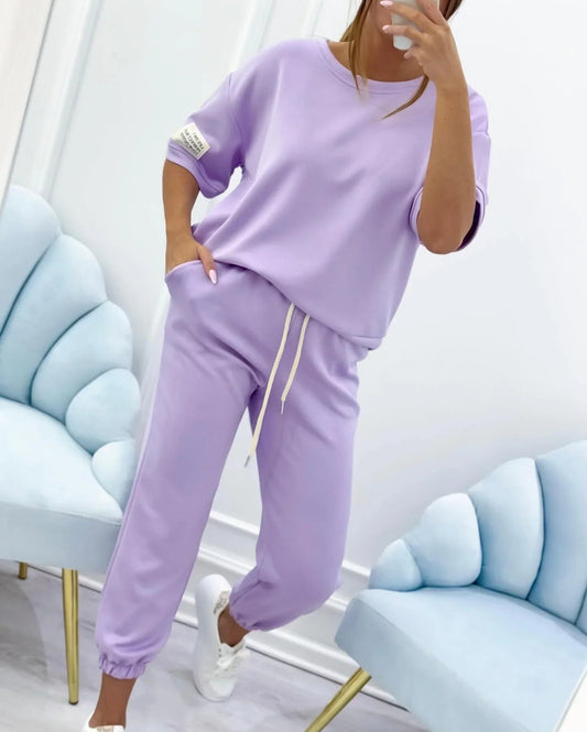 Breezy Charm Outfit | Cotton-Linen Blend - Hartwella