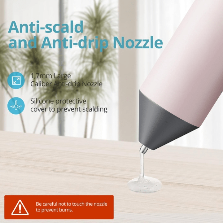 Breezy Cordless Hot Glue Gun | Portable, Rechargeable, Ergonomic Design - Hartwella