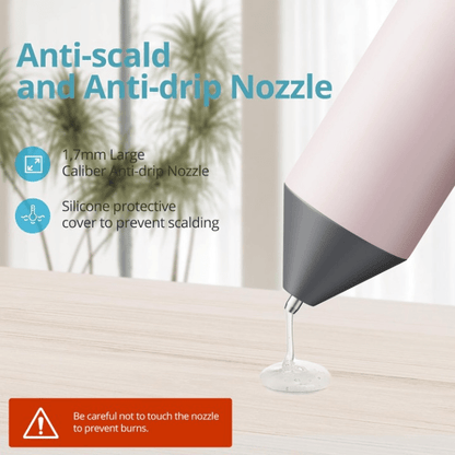 Breezy Cordless Hot Glue Gun | Portable, Rechargeable, Ergonomic Design - Hartwella