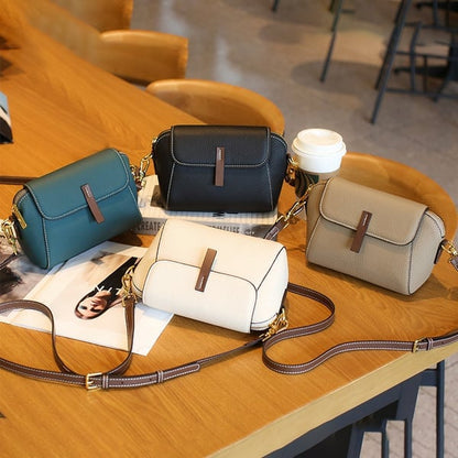 Breezy Leather Crossbody Bag | Adjustable Strap, Compact Design for Women - Hartwella