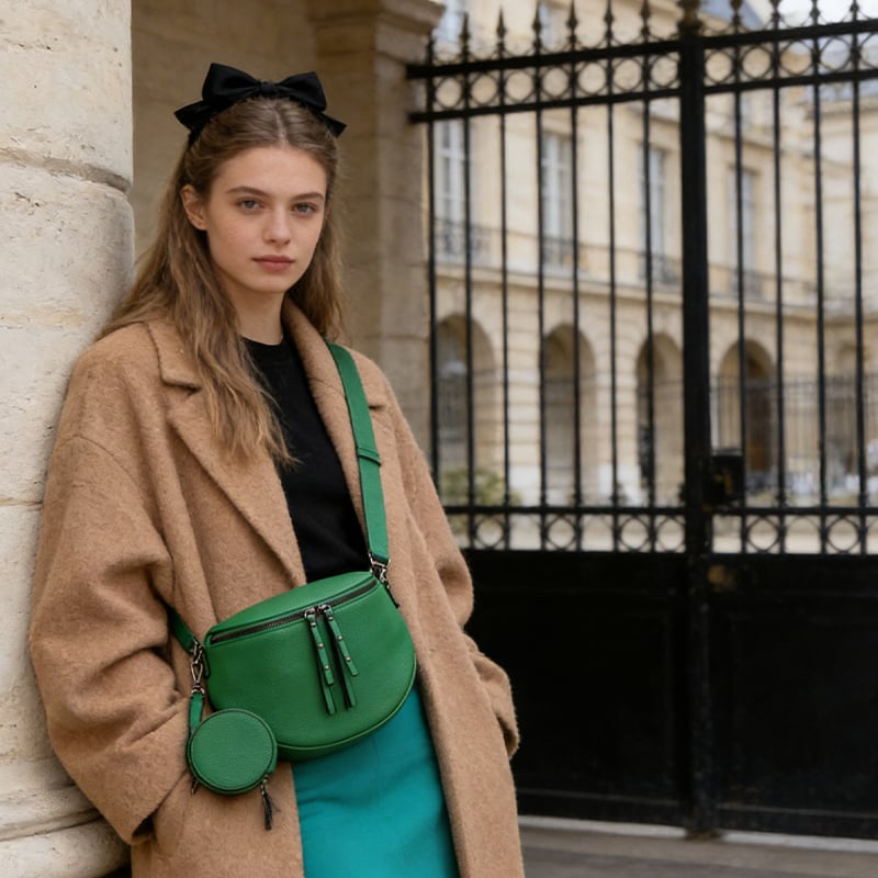 Breezy Sling Bag | Leather, Spacious Design for Women and Men - Hartwella