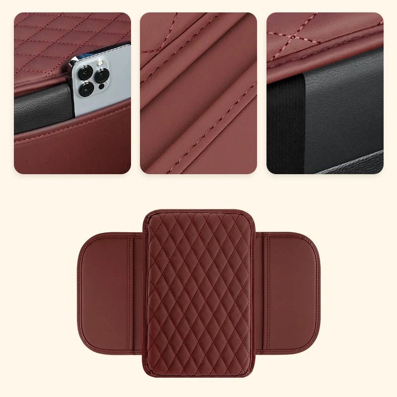 Brenix Booster Cushion | Faux Leather, High-Density Foam, Universal Fit - Hartwella
