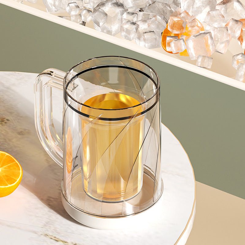 Brewster Custom Beer Glasses | Double-Wall, BPA-Free, Ergonomic Handle - Hartwella