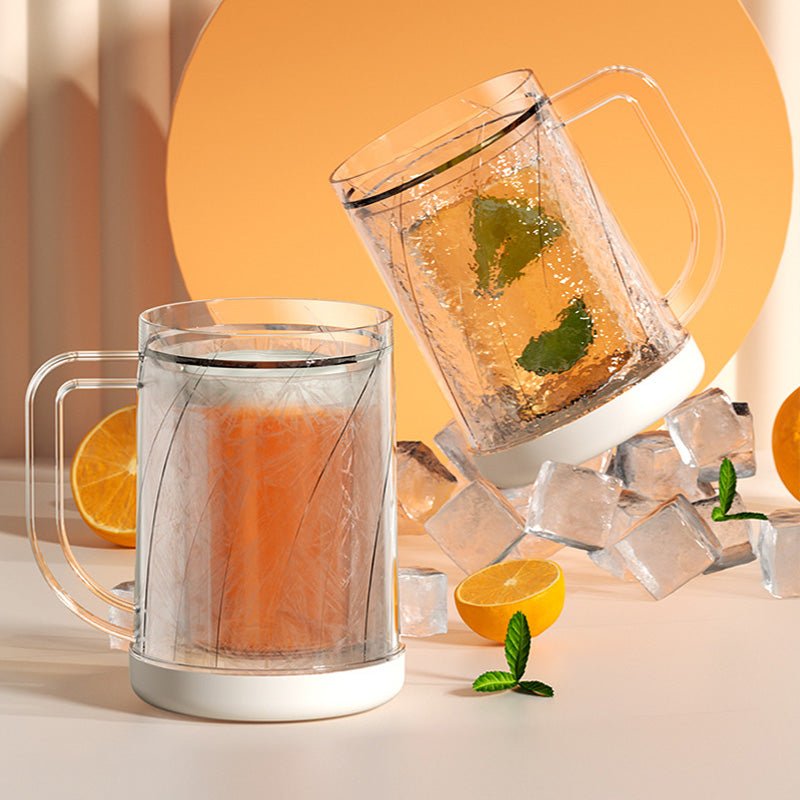 Brewster Custom Beer Glasses | Double-Wall, BPA-Free, Ergonomic Handle - Hartwella