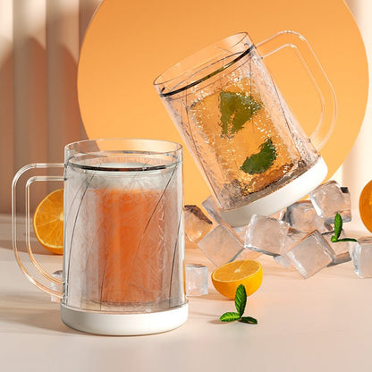 Brewster Custom Beer Glasses | Double-Wall, BPA-Free, Ergonomic Handle - Hartwella