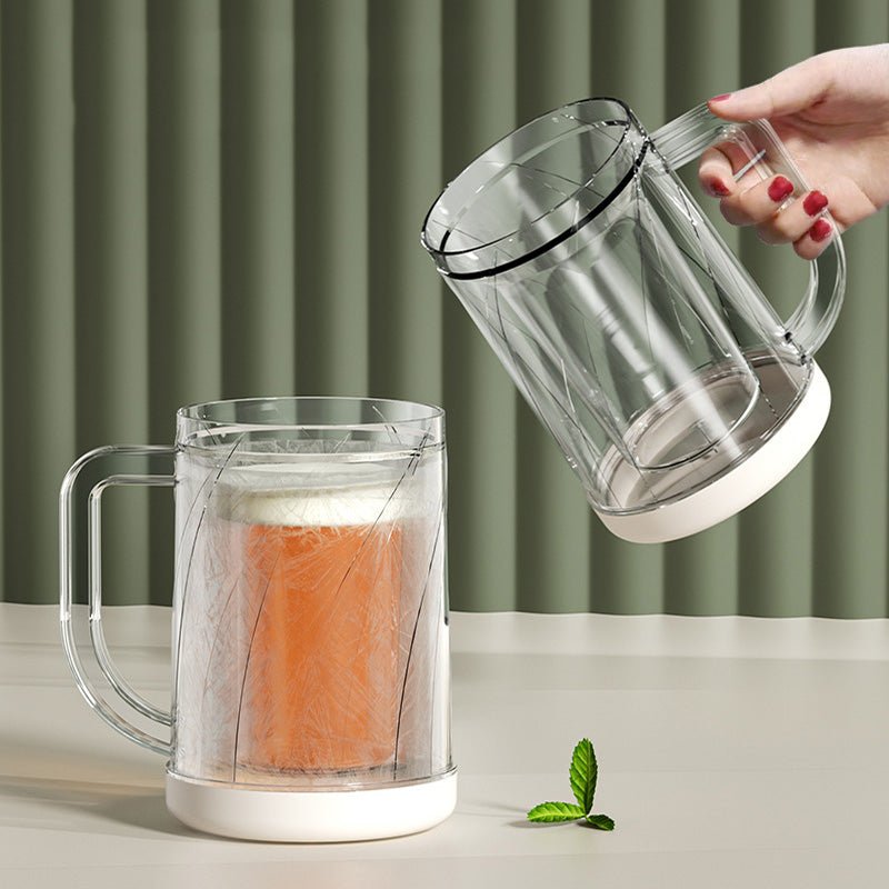 Brewster Custom Beer Glasses | Double-Wall, BPA-Free, Ergonomic Handle - Hartwella