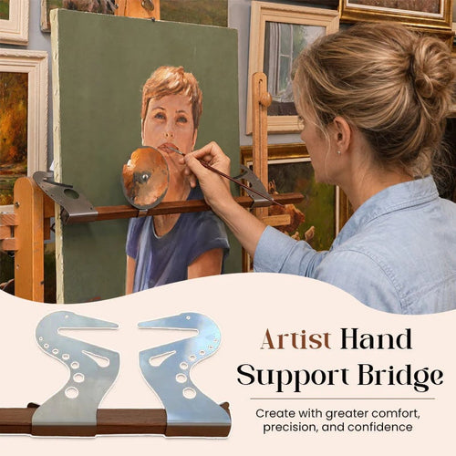 Brio Hand Bridge | Adjustable Height Support for Precision Art - Hartwella