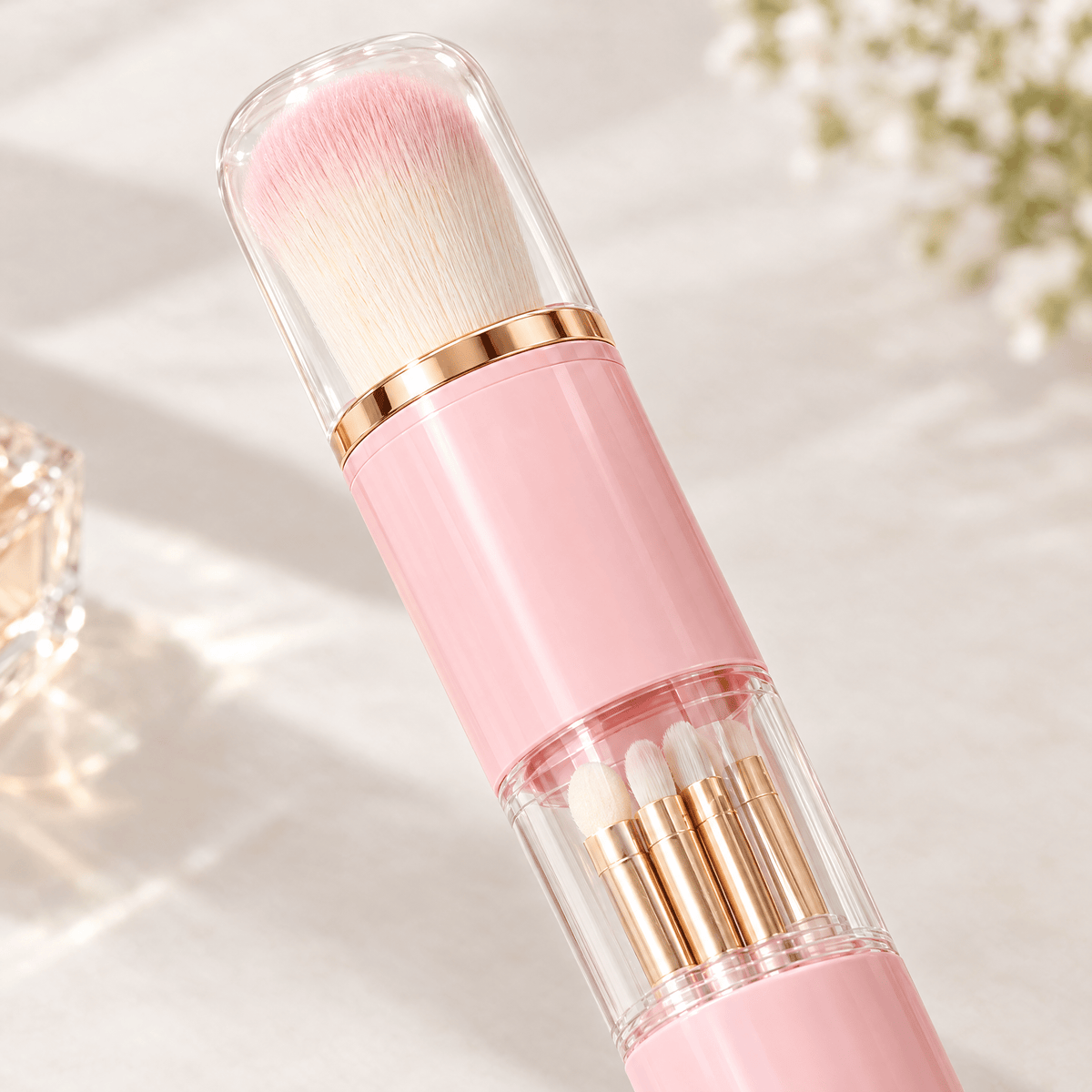 Brista™ Portable Retractable Makeup Brush Set - Hartwella
