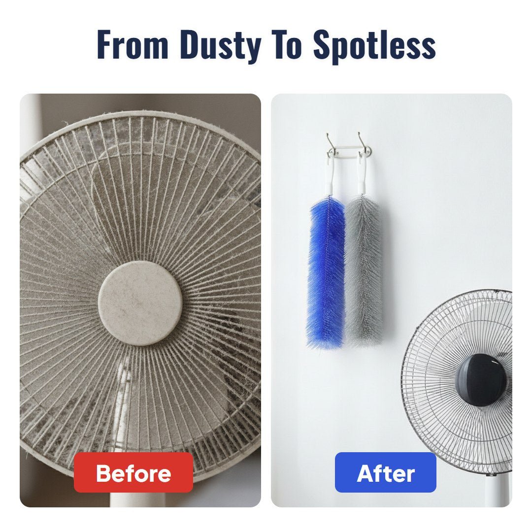Bristla™ Flexible Microfiber Fan Duster Brushes (2 pcs) - Hartwella