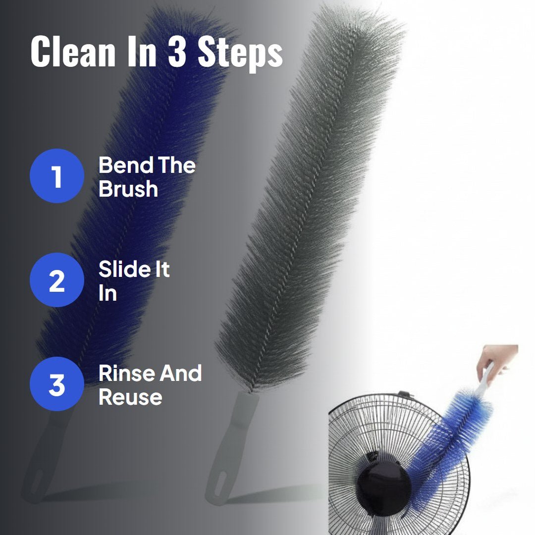 Bristla™ Flexible Microfiber Fan Duster Brushes (2 pcs)
