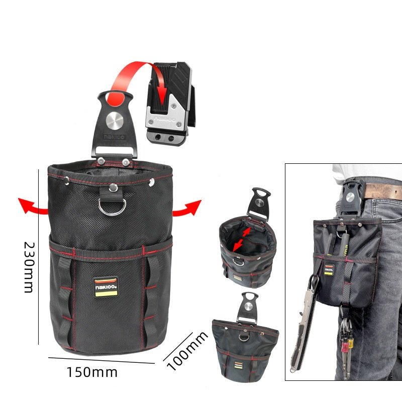 Bristle Clip - On Tool Pouch | Heavy - Duty, Waterproof, Quick Access - Hartwella