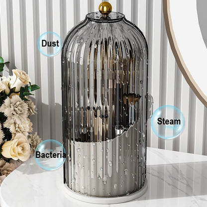 BristleWall Toothbrush Holder | Wall-Mounted, Dustproof with Cover - Hartwella