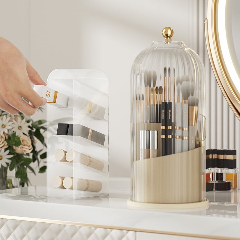 BristleWall Toothbrush Holder | Wall-Mounted, Dustproof with Cover - Hartwella