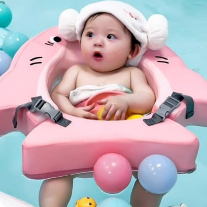 Bubbles Baby Float | Ergonomic Neck Support, Anti - Roll Design - Hartwella