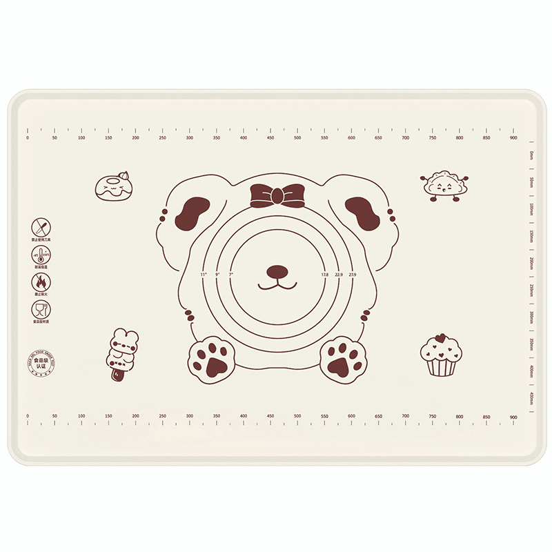 Bunny Silicone Baking Mat | Non - Stick with Measurement Guides, Rabbit Pattern - Hartwella