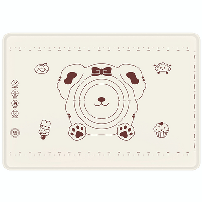 Bunny Silicone Baking Mat | Non - Stick with Measurement Guides, Rabbit Pattern - Hartwella