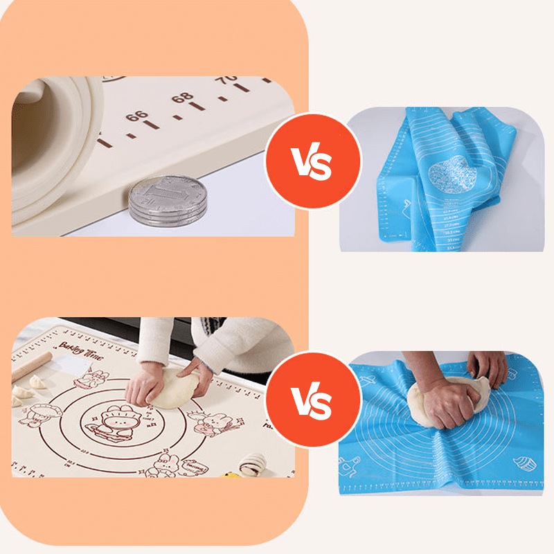 Bunny Silicone Baking Mat | Non - Stick with Measurement Guides, Rabbit Pattern - Hartwella