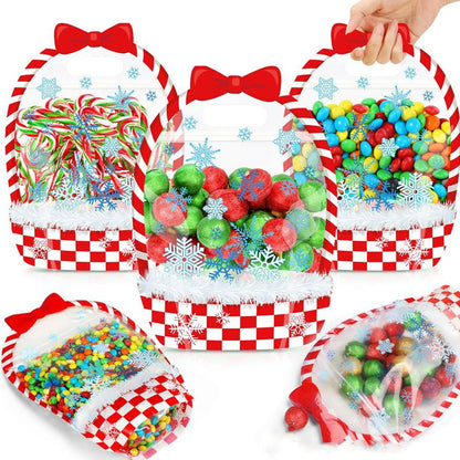 Bunny Treat Bags | Plastic Candy Gift Bags with Handle - Hartwella