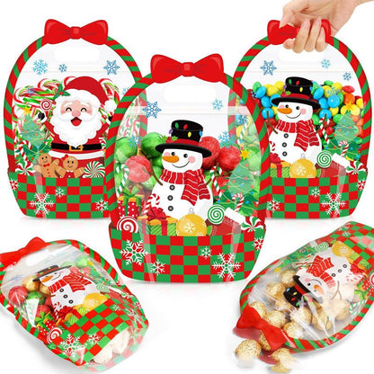 Bunny Treat Bags | Plastic Candy Gift Bags with Handle - Hartwella