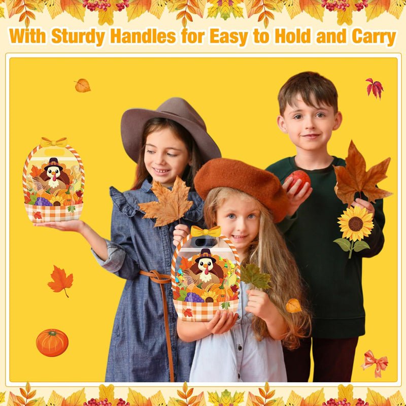 Bunny Treat Bags | Plastic Candy Gift Bags with Handle - Hartwella