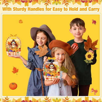 Bunny Treat Bags | Plastic Candy Gift Bags with Handle - Hartwella