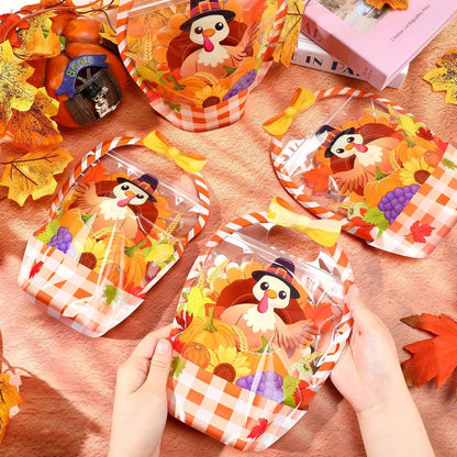 Bunny Treat Bags | Plastic Candy Gift Bags with Handle - Hartwella